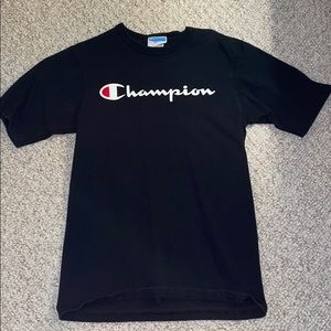 black champion tshirt
